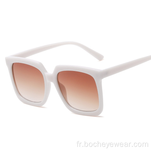 Carré de la mode européenne et américaine grand cadre Lunettes de soleil Tendance de la mode féminine les mêmes lunettes de soleil lunettes de soleil de rue pour hommes s2